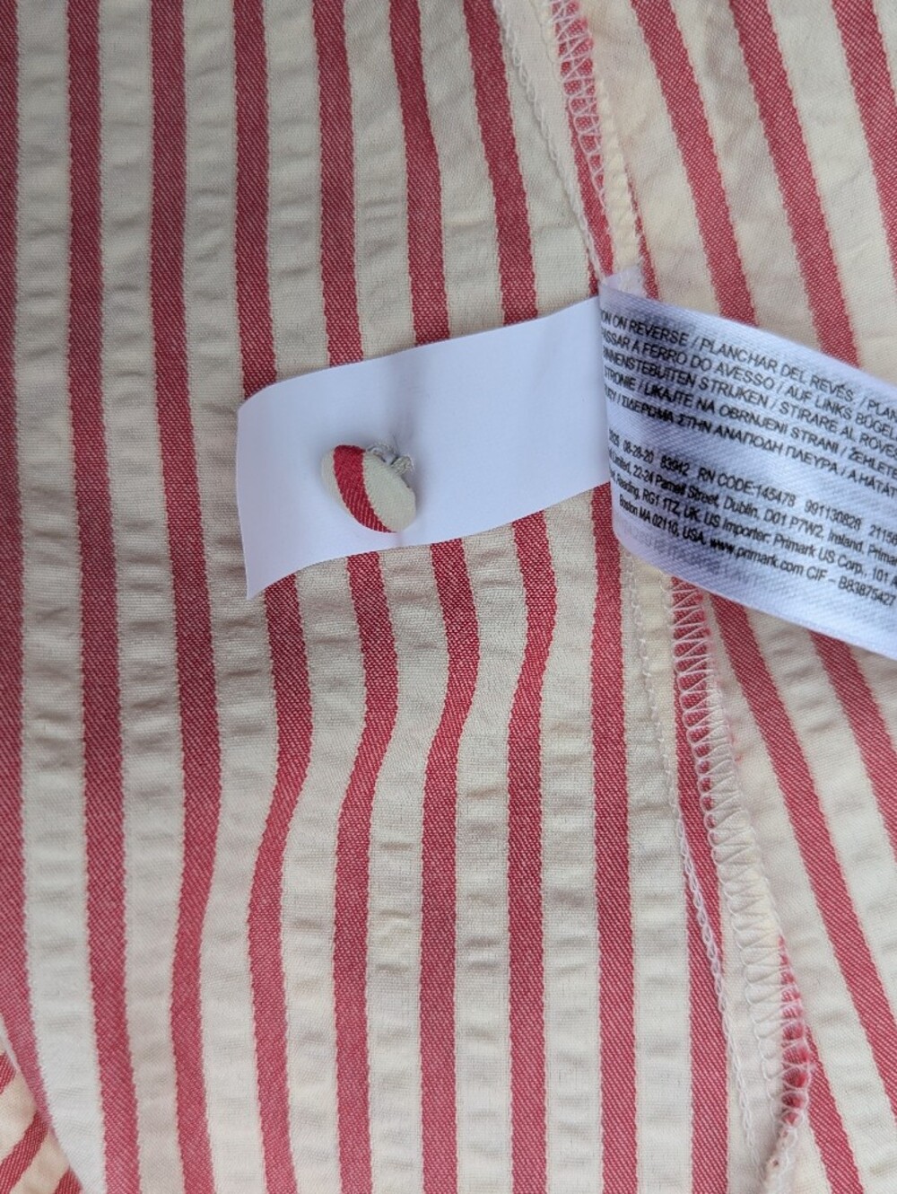 Primark NWT Striped Summer Dress Women's Size 2 - Picture 3 of 9